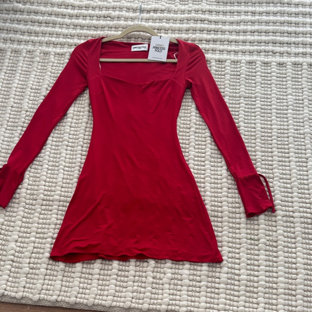 Princess Polly Scarlet Long Sleeve Dress